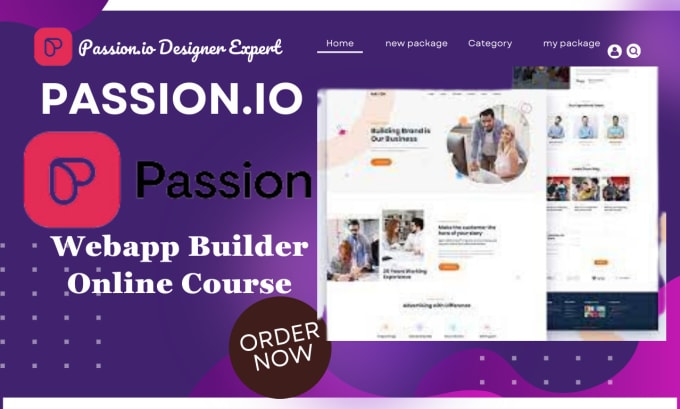 Gig Preview - Passion io online course app on passion io bravo studio flutterflow mobile app