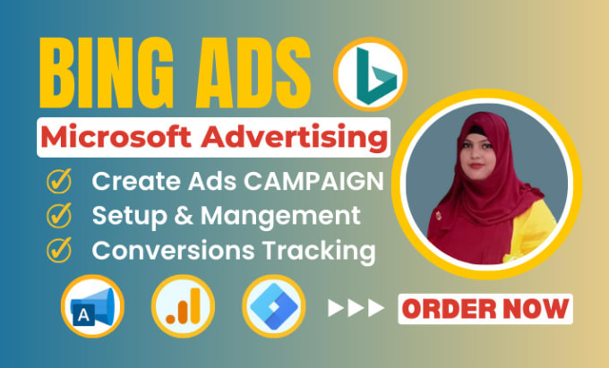 Gig Preview - Set up and manage bing ads PPC campaign via microsoft ads