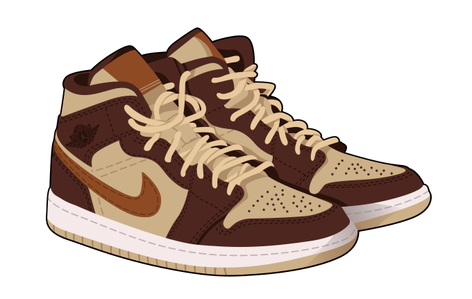 Gig Preview - Draw your shoes into vector illustrations