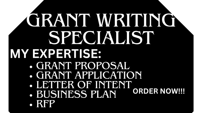 Gig Preview - Do grant writing, research grants, grant application and grant proposal