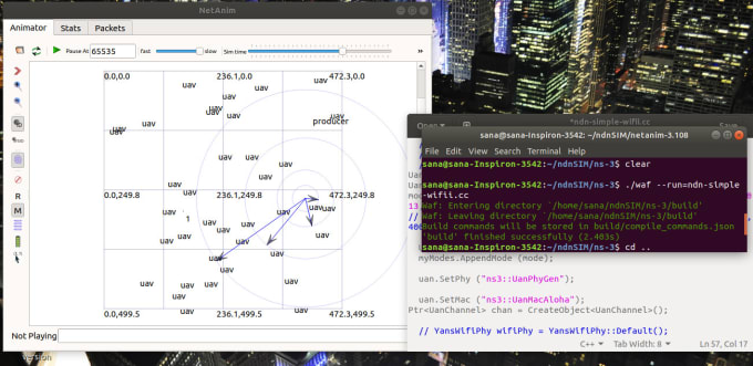 Gig Preview - Implement research projects based on ndn using ns3 and ns2