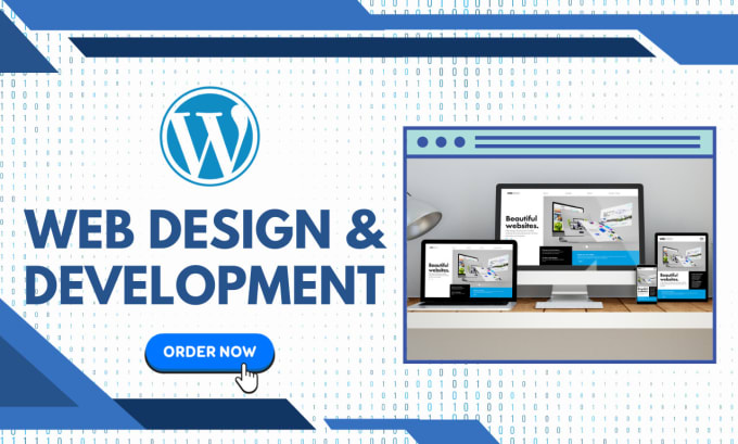 Gig Preview - Design and develop responsive website using wordpress