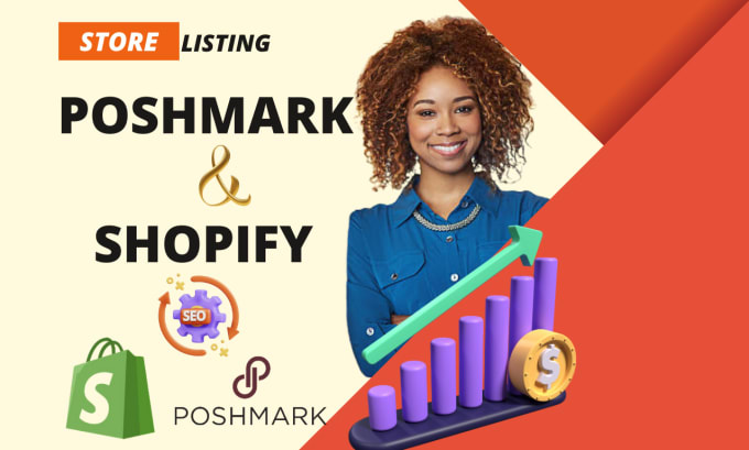 Gig Preview - Be your listing poshmark virtual assistant shopify product listing