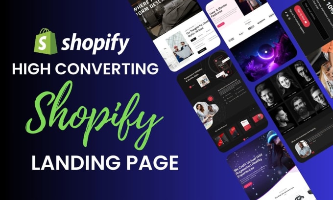 Bestseller - design shopify store or landing page with shogun,gempage or pagefly