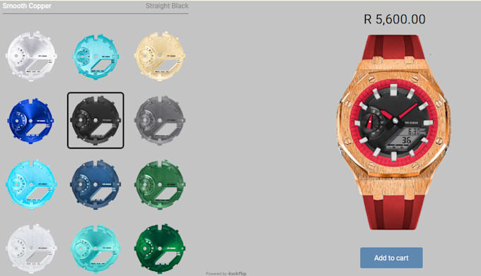 Gig Preview - Customize and configure 2d 3d watch on shopify zakeke, kickflip, shopify expivi