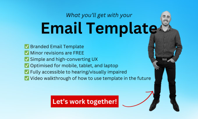 Gig Preview - Create a responsive, editable email template