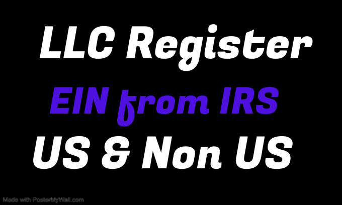 Gig Preview - Register your llc as US, non US resident, get you irs ein