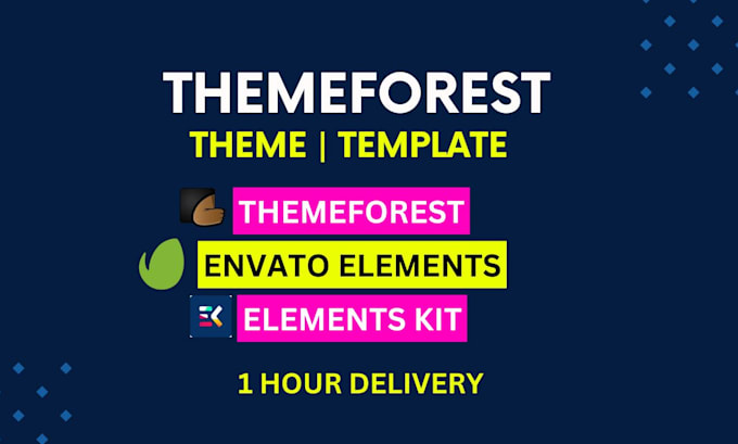 Gig Preview - Urgently install theme envato element kit, template, themeforest, wordpress