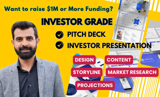 Gig Preview - Create professional pitch deck that wins investor heart