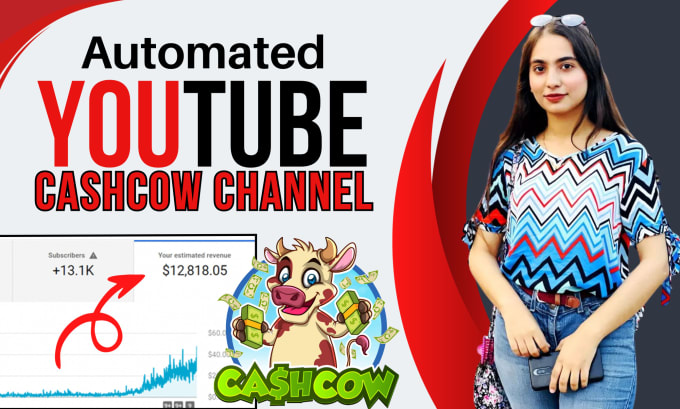 Gig Preview - Create automation cash cow, cash cow videos, cash cow youtube, cash cow channel