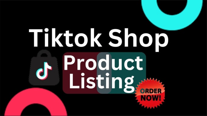 Gig Preview - Upload product tiktok shop product listing tiktok shop product add tiktok shop