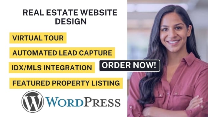 Gig Preview - Build luxury real estate idx website for idx mls integration in wordpress