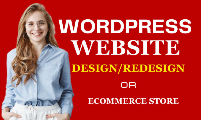 Gig Preview - Create hostinger godaddy wordpress website design ecommerce website development