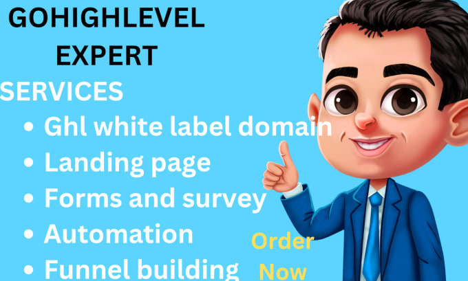 Gig Preview - Gohighlevel domains,sales funnel ,white label gohighlevel expert