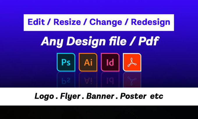 Gig Preview - Edit, resize ,recreate logo, change background color, convert image to vector