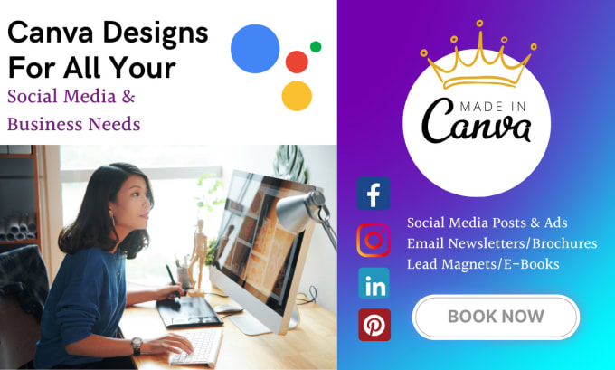 Gig Preview - Be your canva expert and designer