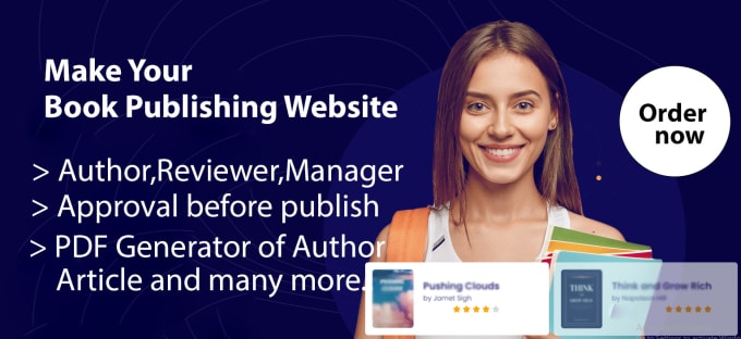 Bestseller - develop journal article and book publisher website