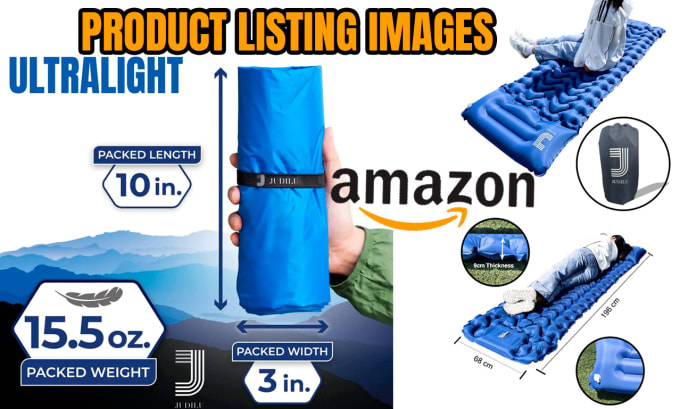 Gig Preview - Design amazon product infographic or product listing images design