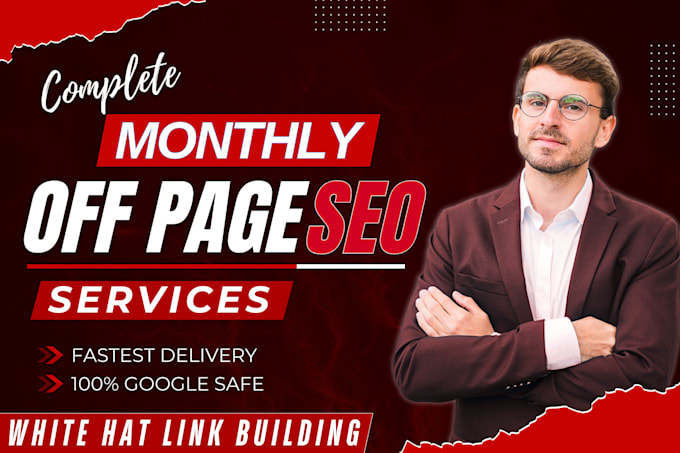 Gig Preview - Complete website monthly off page service via authority dofollow seo backlinks