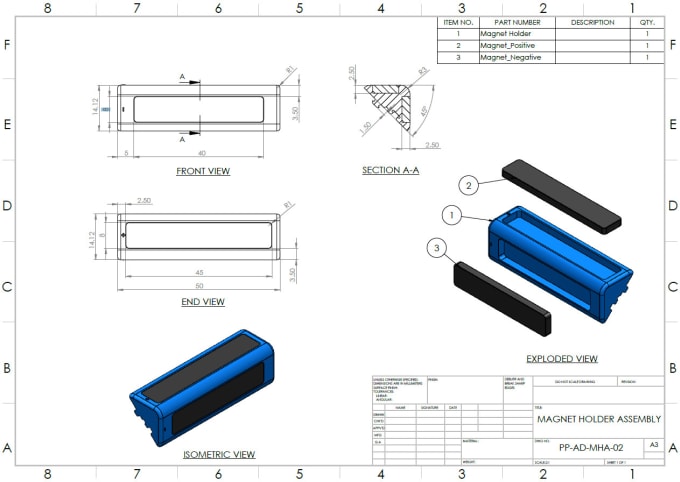 Gig Preview - Do 2d technical drawings for product manufacturing and patent