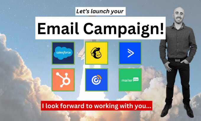 Gig Preview - Build and send your email marketing campaign