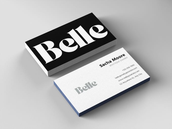 Gig Preview - Do professional and luxury business card designs with qr