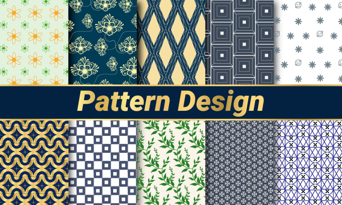 Gig Preview - Do repeat seamless pattern design