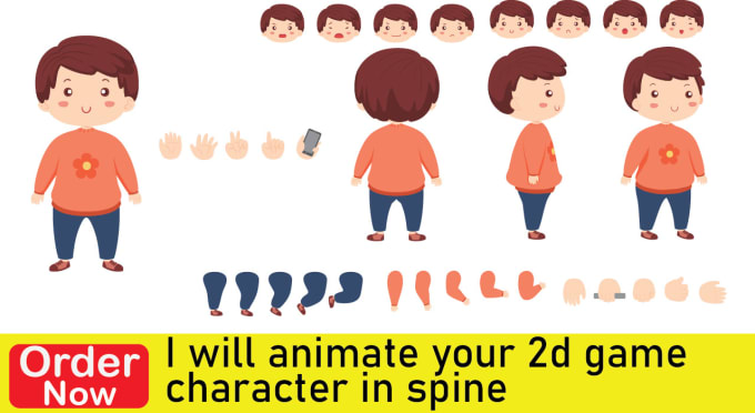 Bestseller - design and animate your 2d character in spine pro