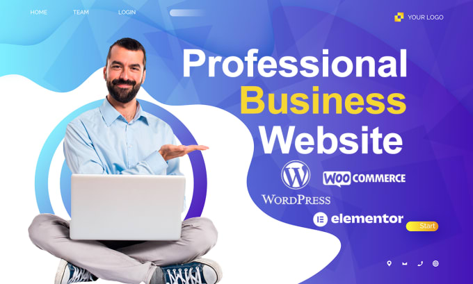 Gig Preview - Build a professional wordpress business website or woocommerce store