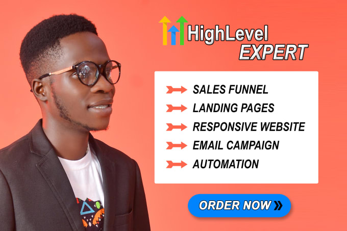 Gig Preview - Create gohighlevel website and gohighlevel sales funnel