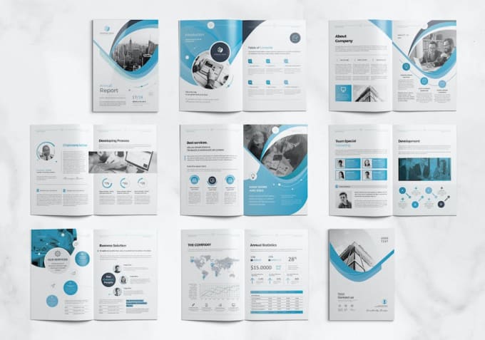 Gig Preview - Design your annual report, brochure, cover pages