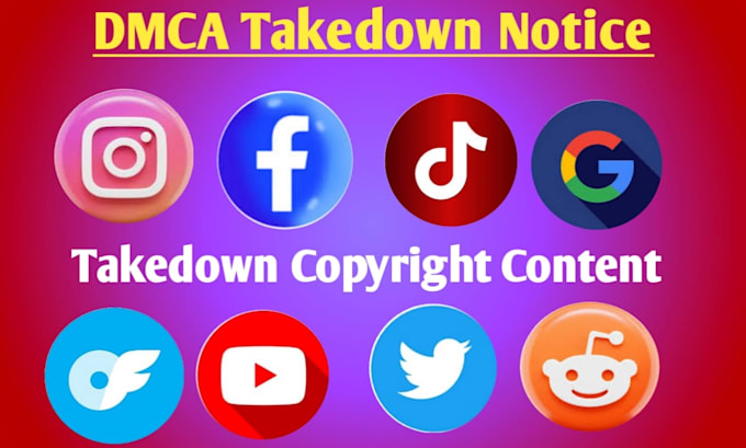 Gig Preview - Takedown content on google,reddit,onlyfans,tiktok,youtube,fb, instagram by dmca