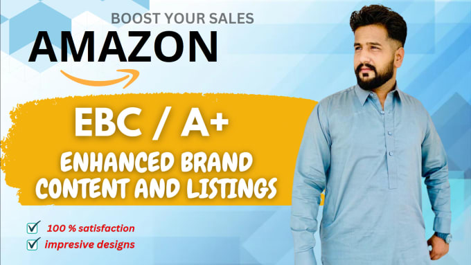 Gig Preview - Design amazon enhanced brand content ebc a plus content