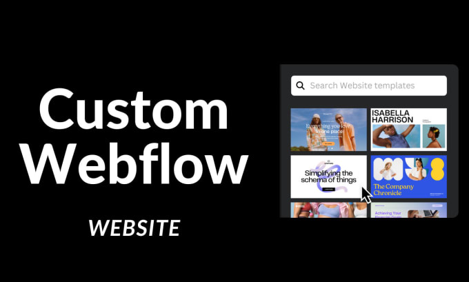 Gig Preview - Develop a custom webflow website