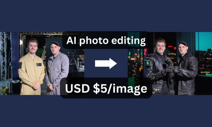 Gig Preview - Edit your image photo with ai