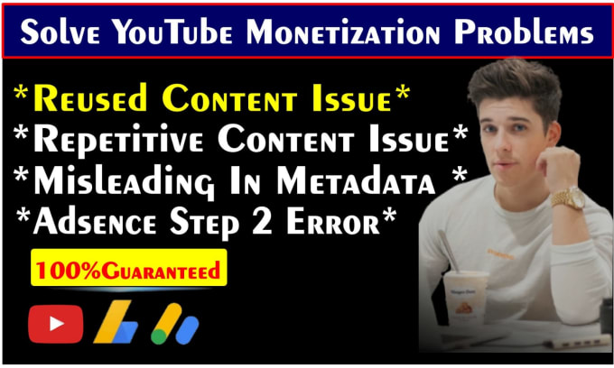 Gig Preview - Fix youtube monetization issues, reused content issues and adsense problems