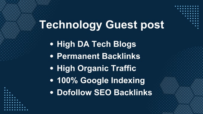 Gig Preview - Write and publish tech guest post on technology blog with dofollow backlinks