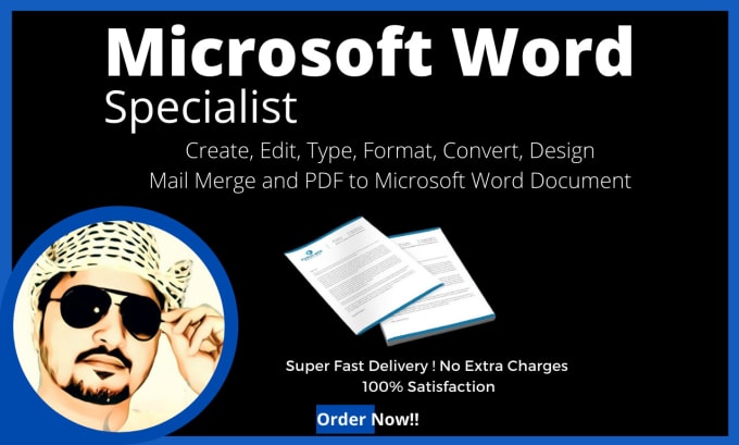 Gig Preview - Professionally design and formatting of microsoft word documents for your needs