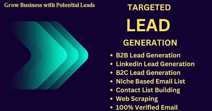 Gig Preview - Do b2b lead generation, linkedin leads for sales