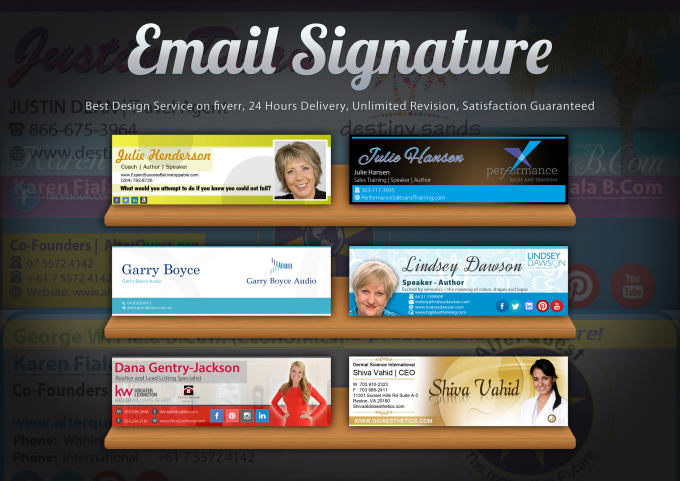 Gig Preview - Design elegant email signature