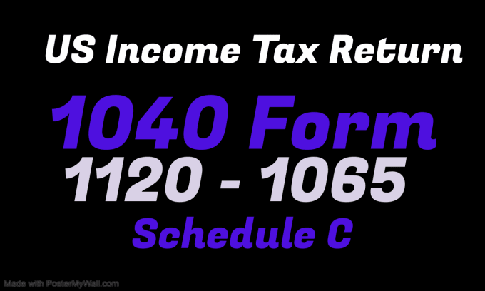 Gig Preview - Prepare 1040, 1065, 1120 income tax return and 1040 schedule c forms