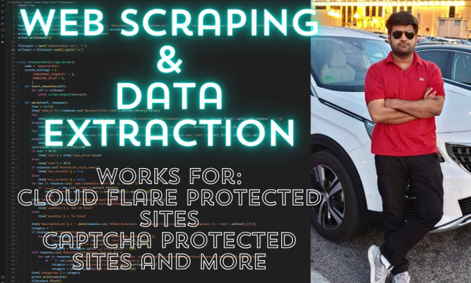 Bestseller - do web scraping and data extraction from any website or app