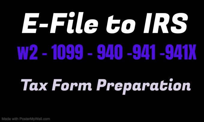 Bestseller - do assist to efile of w2, w9,w8 ben, 1099, 941, 940,944, 1040 forms