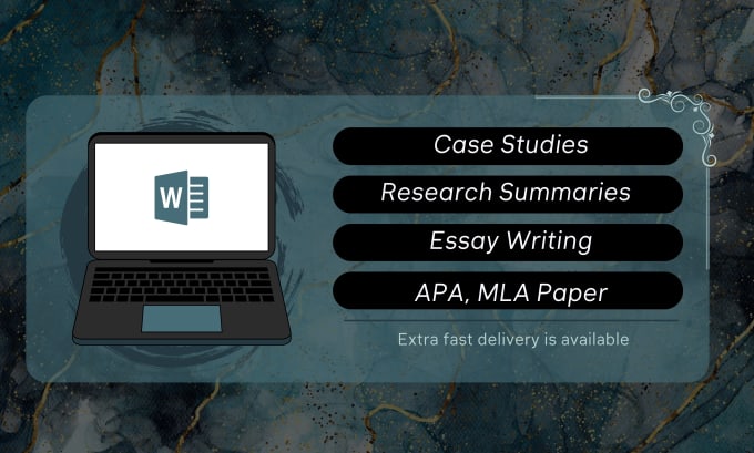 Gig Preview - Do essay, research and case study writing services