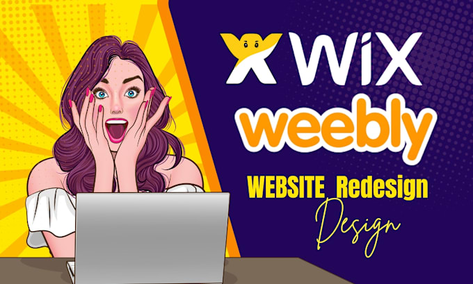 Gig Preview - Design or redesign wix, weebly website or wix online store