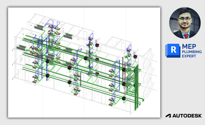 Gig Preview - Do revit mep 3d modeling, plumbing, and electrical design