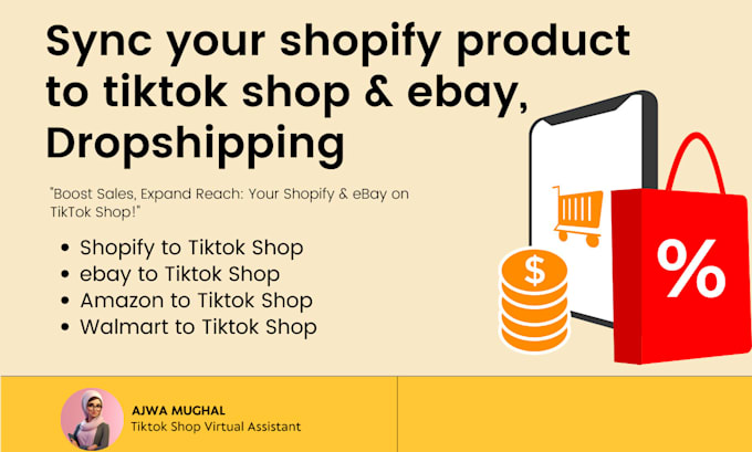 Bestseller - list sync your shopify product to tiktok shop ebay to tiktok shop dropshipping