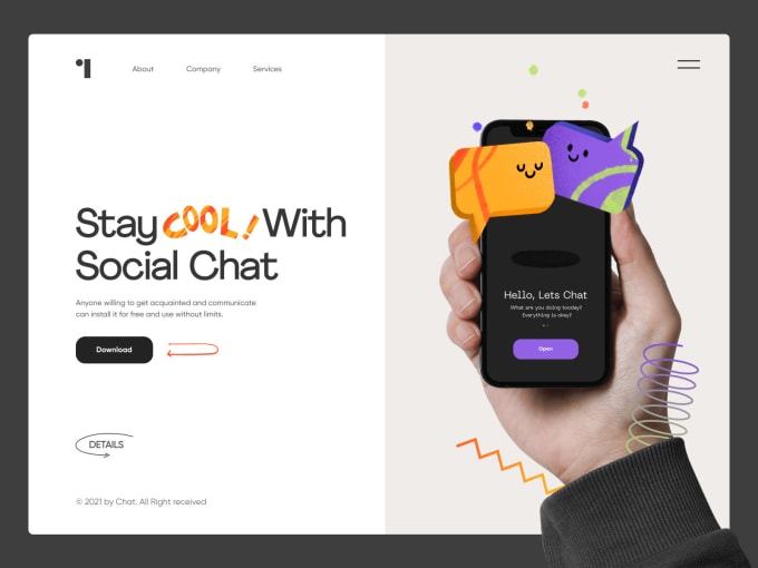 Gig Preview - Develop social chat app chat app, live streaming dating app