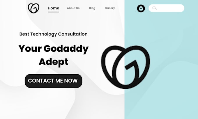 Gig Preview - Do godaddy website design, godaddy redesign, godaddy website, godaddy SEO