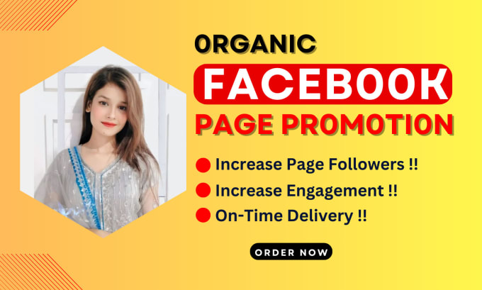 Gig Preview - Promote and grow your facebook page organically